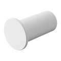 MECCA ROBE HOOK SLIM MATTE WHITE