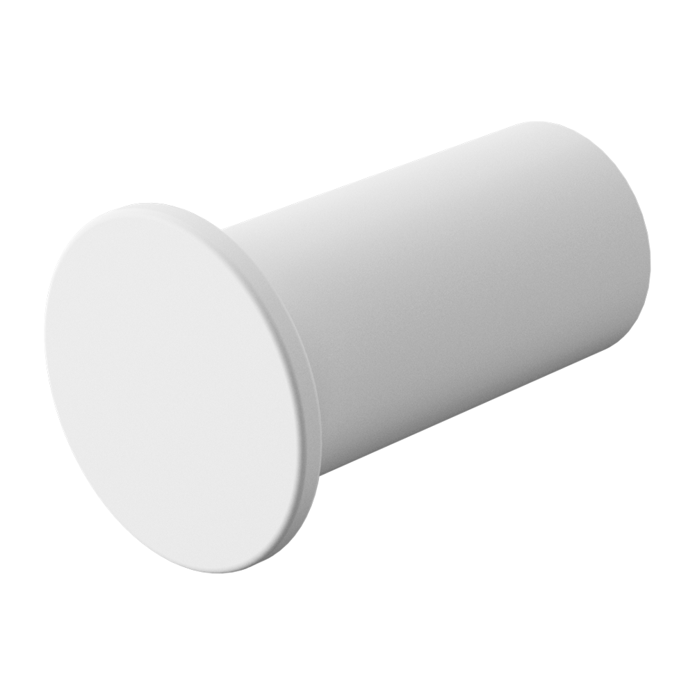 MECCA ROBE HOOK SLIM MATTE WHITE