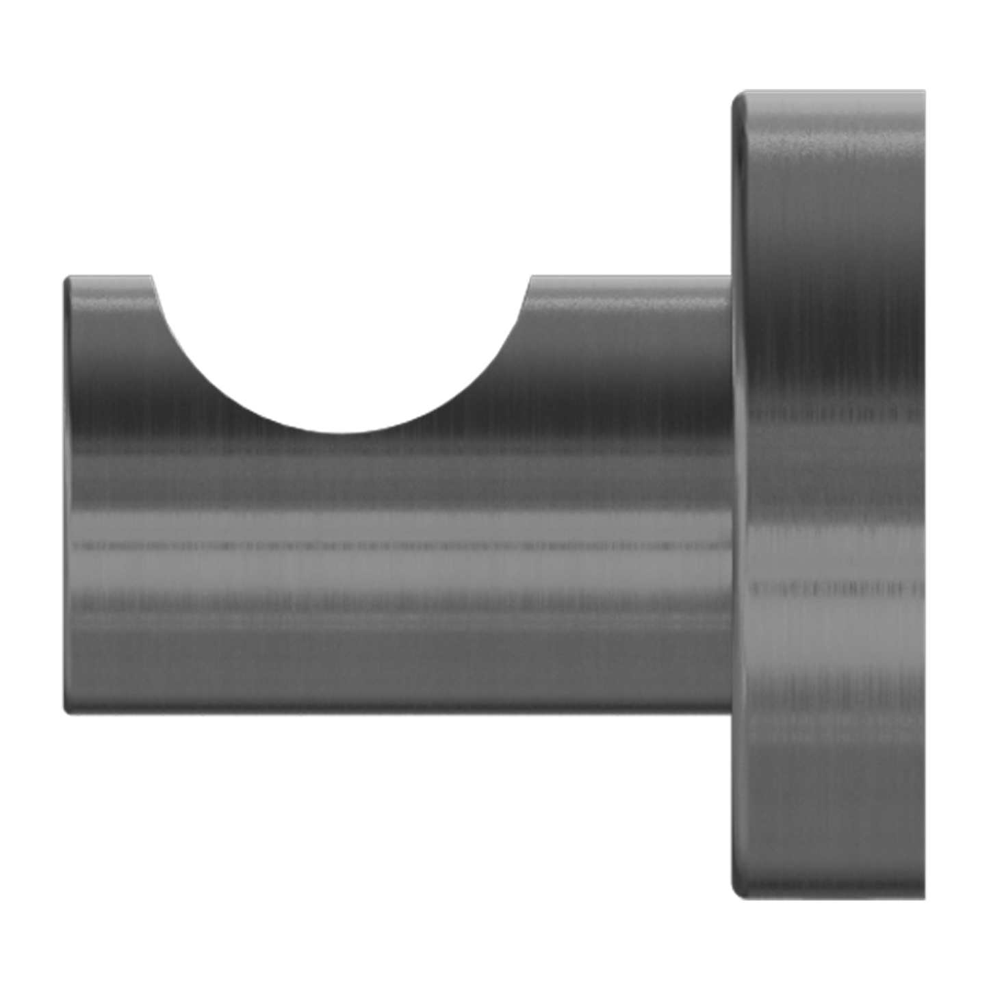MECCA ROBE HOOK GUN METAL GREY