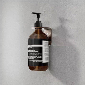 Mecca Soap Bottle Holder Brushed Bronze — Soap Dishes & Dispensers