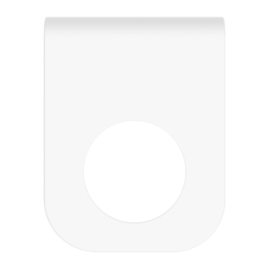 MECCA SOAP BOTTLE HOLDER MATTE WHITE