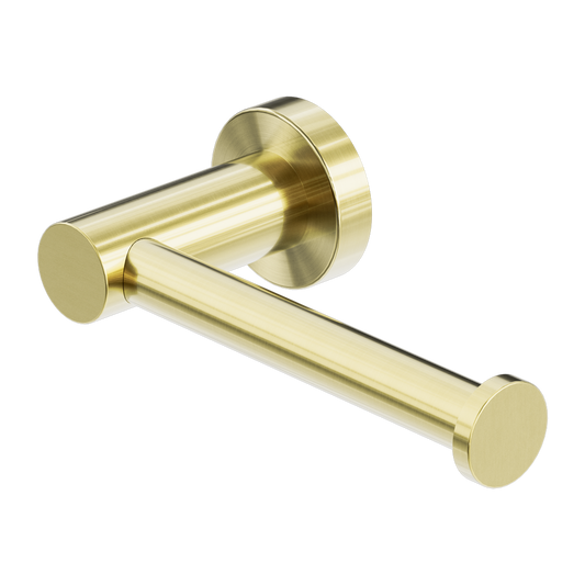 MECCA TOILET ROLL HOLDER BRUSHED GOLD