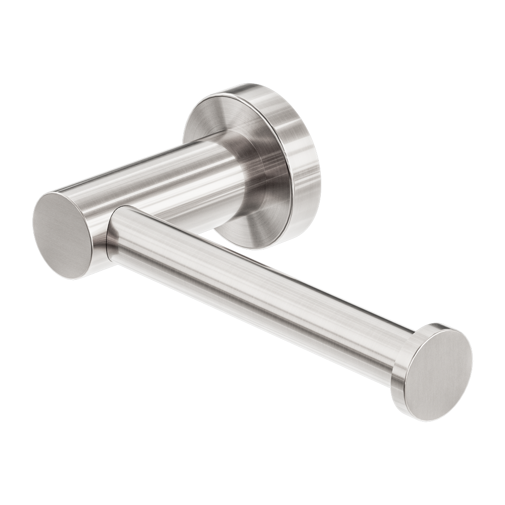 MECCA TOILET ROLL HOLDER BRUSHED NICKEL