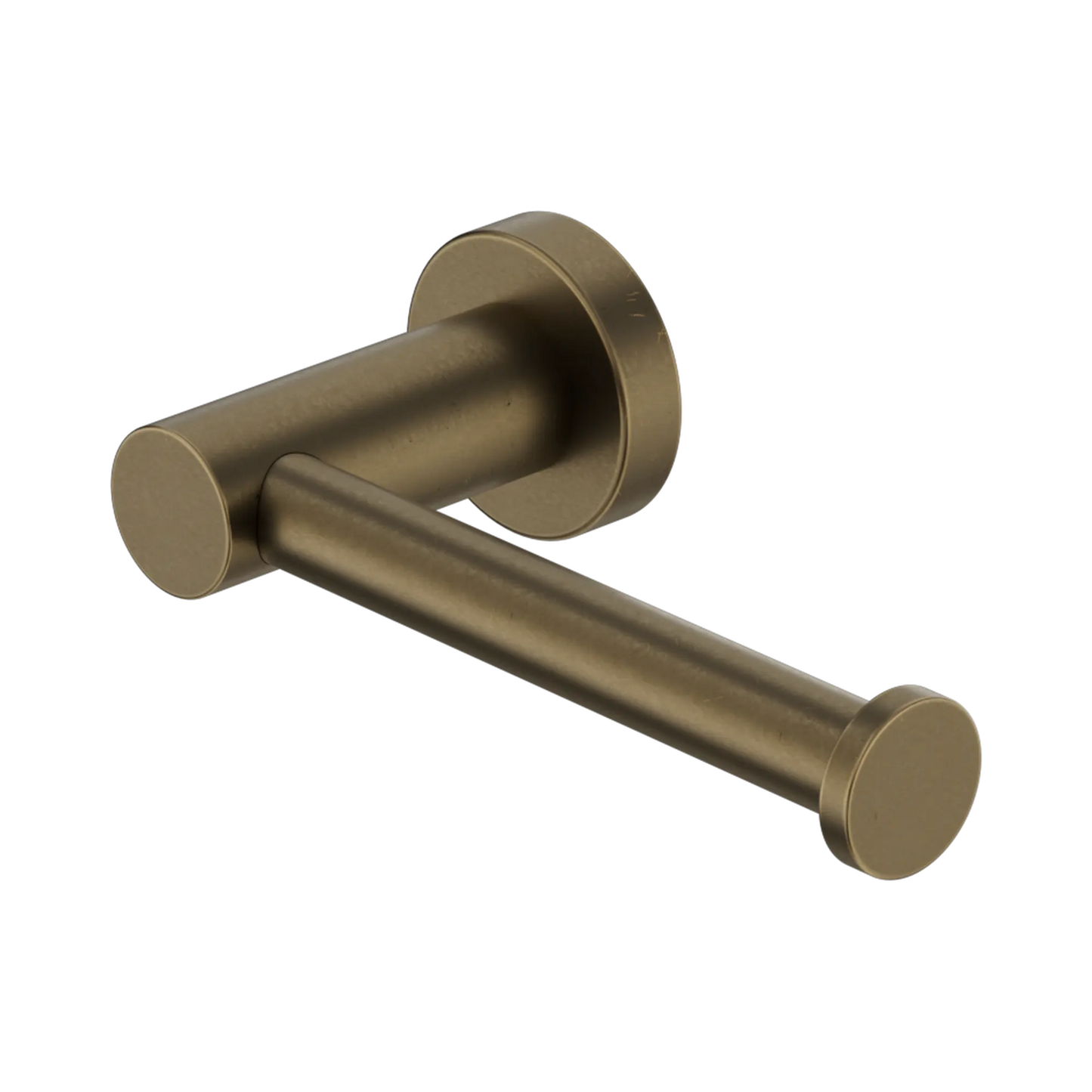 Mecca Toilet Roll Holder Tumbled Antique Brass