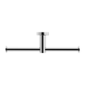 MECCA DOUBLE TOILET ROLL HOLDER CHROME