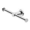 MECCA DOUBLE TOILET ROLL HOLDER CHROME