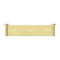 MECCA METAL SHOWER SHELF BRUSHED GOLD