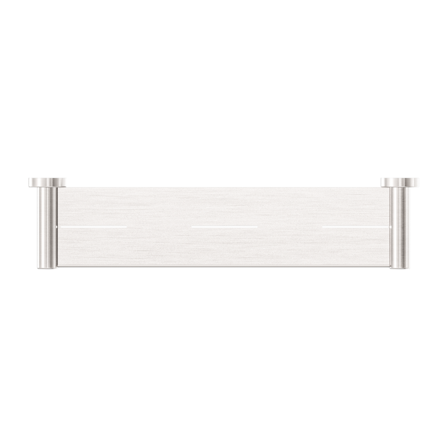 MECCA METAL SHOWER SHELF BRUSHED NICKEL
