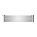 MECCA METAL SHOWER SHELF CHROME