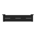 MECCA METAL SHOWER SHELF MATTE BLACK