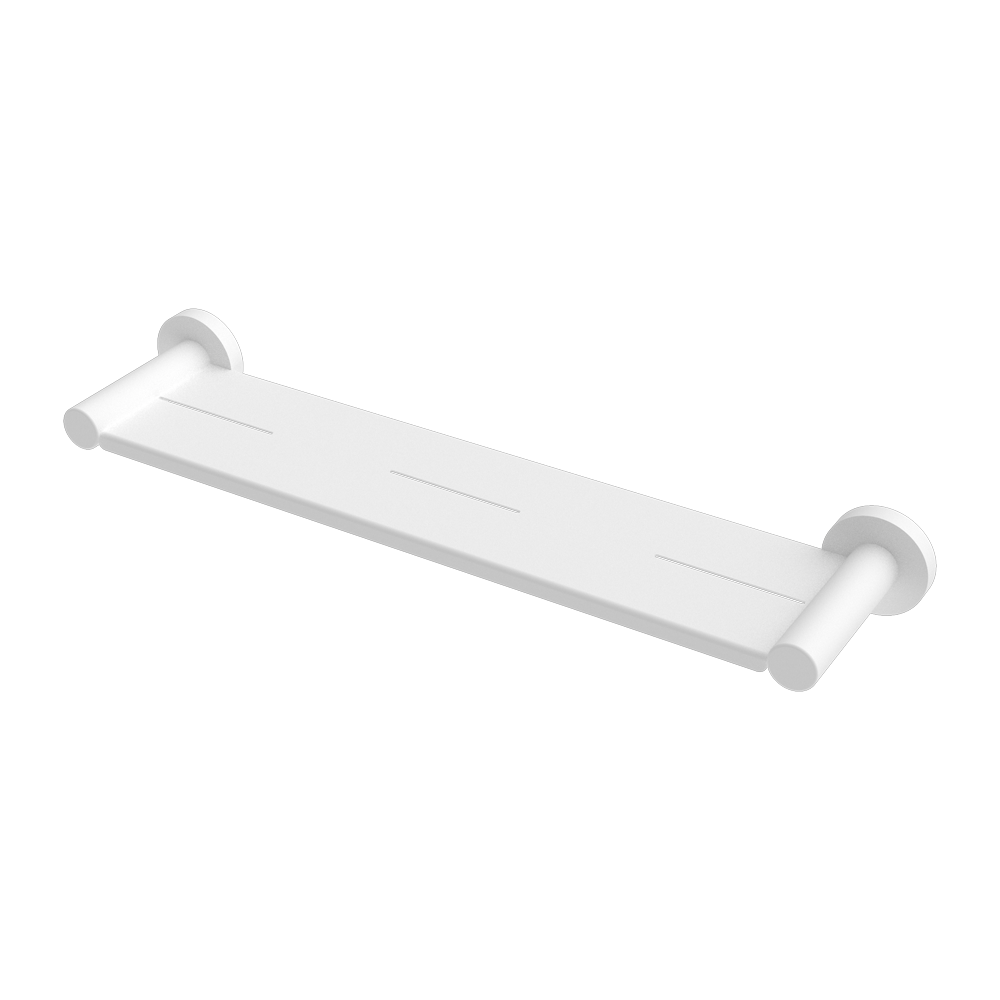 MECCA METAL SHOWER SHELF MATTE WHITE