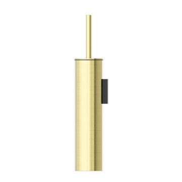 Mecca Toilet Brush Holder Brushed Gold — Gold & Brass, Toilet Roll & Brush Holders