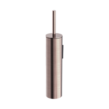 Mecca Toilet Brush Holder Brushed Bronze — Toilet Roll & Brush Holders