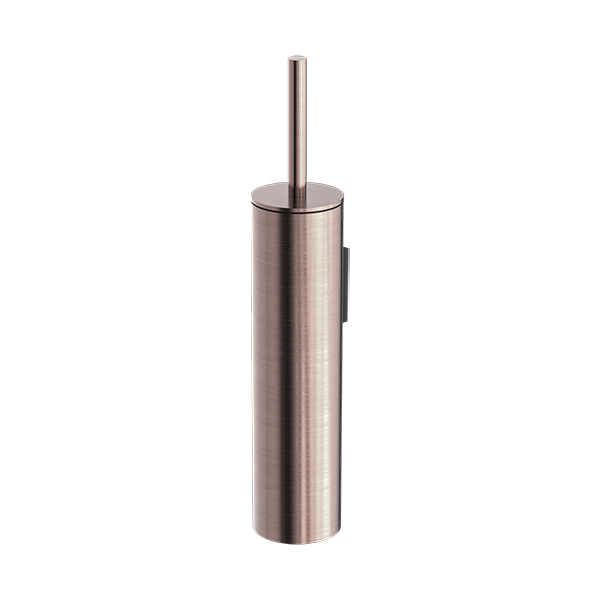 Mecca Toilet Brush Holder Brushed Bronze — Toilet Roll & Brush Holders