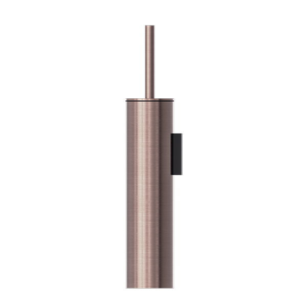 Mecca Toilet Brush Holder Brushed Bronze — Toilet Roll & Brush Holders