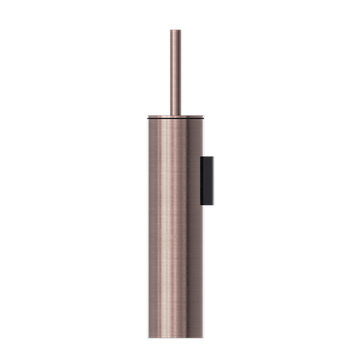 Mecca Toilet Brush Holder Brushed Bronze — Toilet Roll & Brush Holders