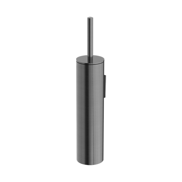 MECCA TOILET BRUSH HOLDER GUN METAL