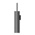 MECCA TOILET BRUSH HOLDER GUN METAL