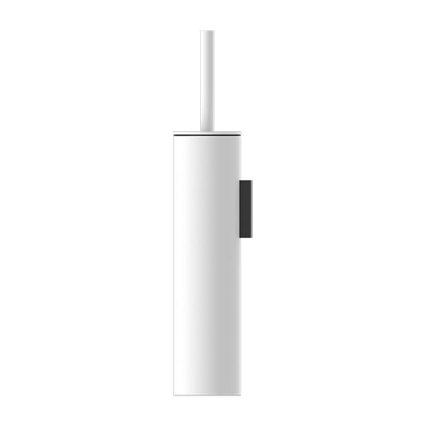Mecca Toilet Brush Holder Matte White — Toilet Roll & Brush Holders