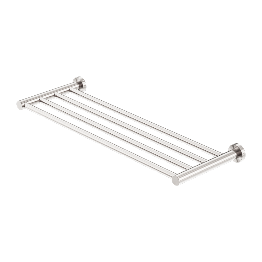 MECCA TOWEL RACK BRUSHED NICKEL