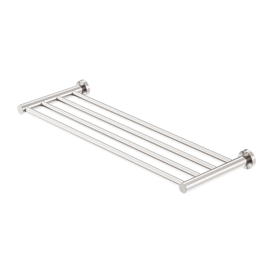 MECCA TOWEL RACK BRUSHED NICKEL
