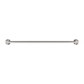 MECCA TOWEL RACK BRUSHED NICKEL