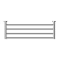 Nero Mecca Towel Rack Chrome - Bathroom Accessory