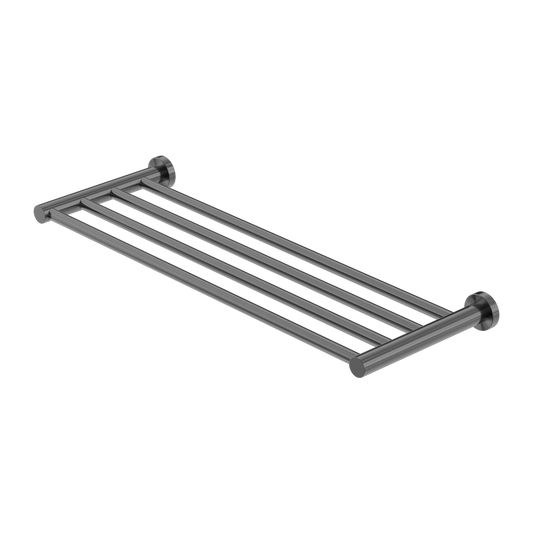 MECCA TOWEL RACK GUN METAL GREY