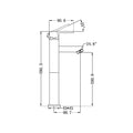 VIBE TALL BASIN MIXER CH (NR200701ACH) CHROME