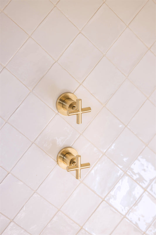 X PLUS WALL TOPS ASSEMBLY BRUSHED GOLD