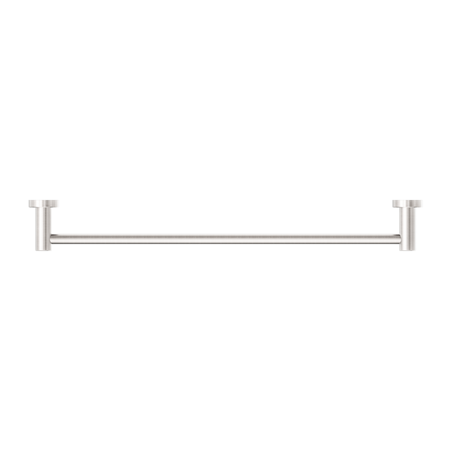 DOLCE II SINGLE TOWEL RAIL 600/800MM BRUSHED NICKEL