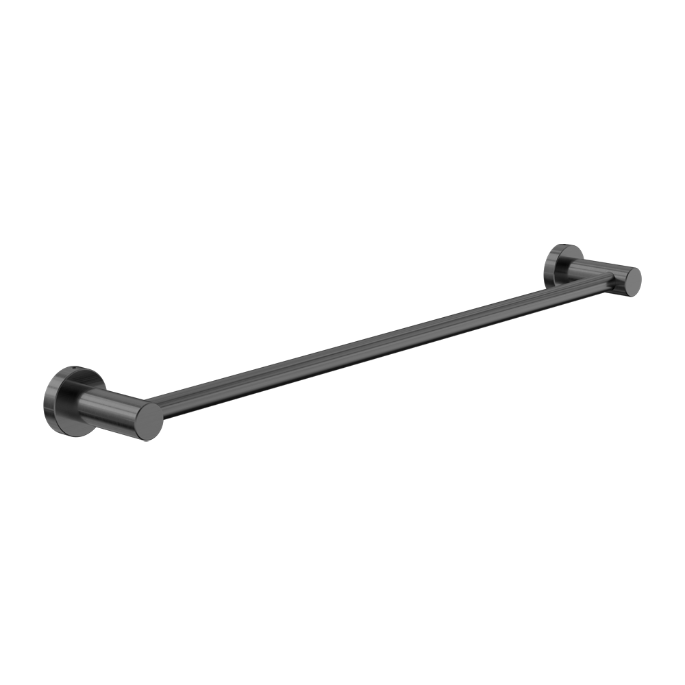 DOLCE II SINGLE TOWEL RAIL 600/800MM GUN METAL