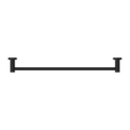 DOLCE II SINGLE TOWEL RAIL 600/800MM MATTE BLACK