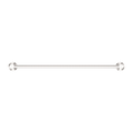 DOLCE II DOUBLE TOWEL RAIL 600/800MM BRUSHED NICKEL