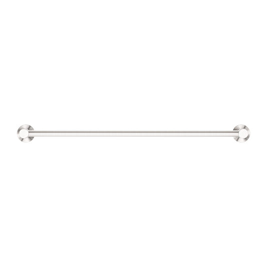 DOLCE II DOUBLE TOWEL RAIL 600/800MM BRUSHED NICKEL