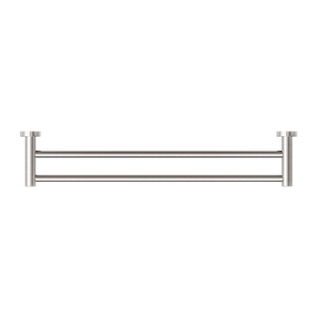 Dolce II Double Towel Rail 600/800MM Brushed Nickel
