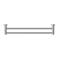DOLCE II DOUBLE TOWEL RAIL 600/800MM CHROME