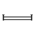 DOLCE II DOUBLE TOWEL RAIL 600/800MM MATTE BLACK