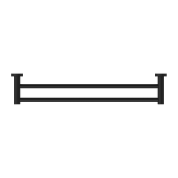 Dolce II Double Towel Rail 600/800MM Matte Black
