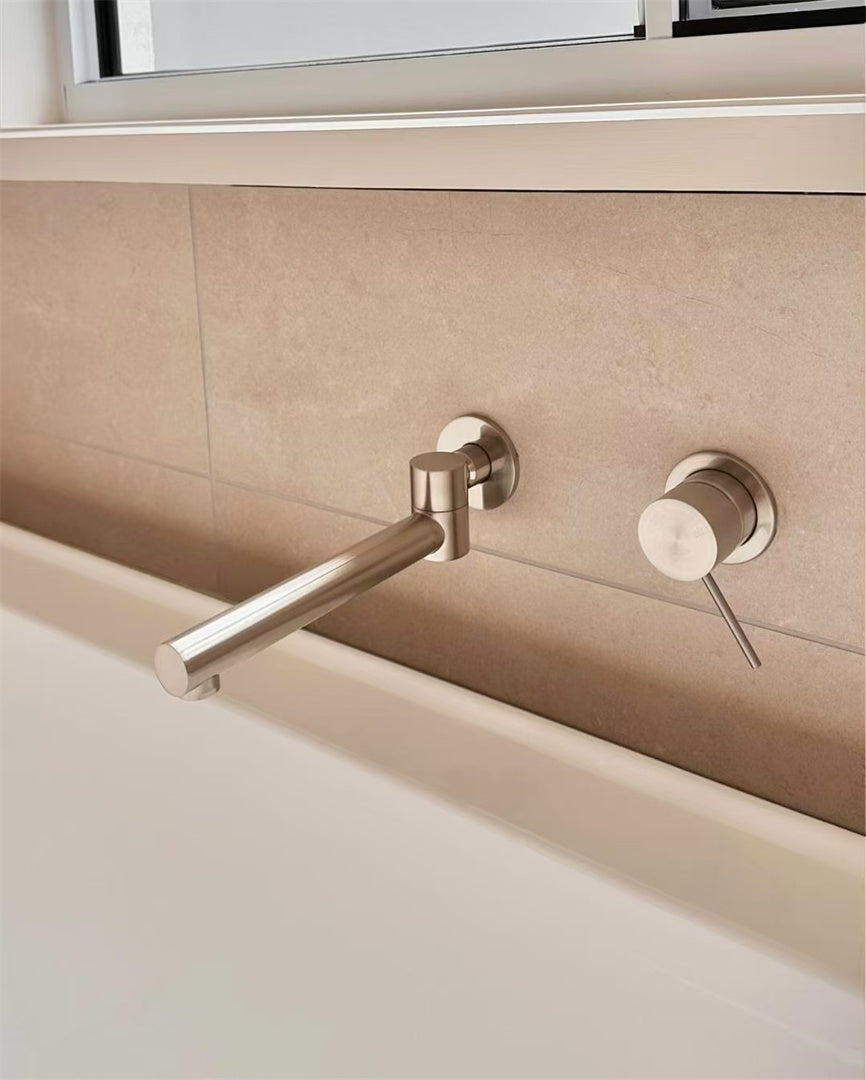 DOLCE WALL MOUNTED SWIVEL BATH SPOUT ONLY BRUSHED NICKEL