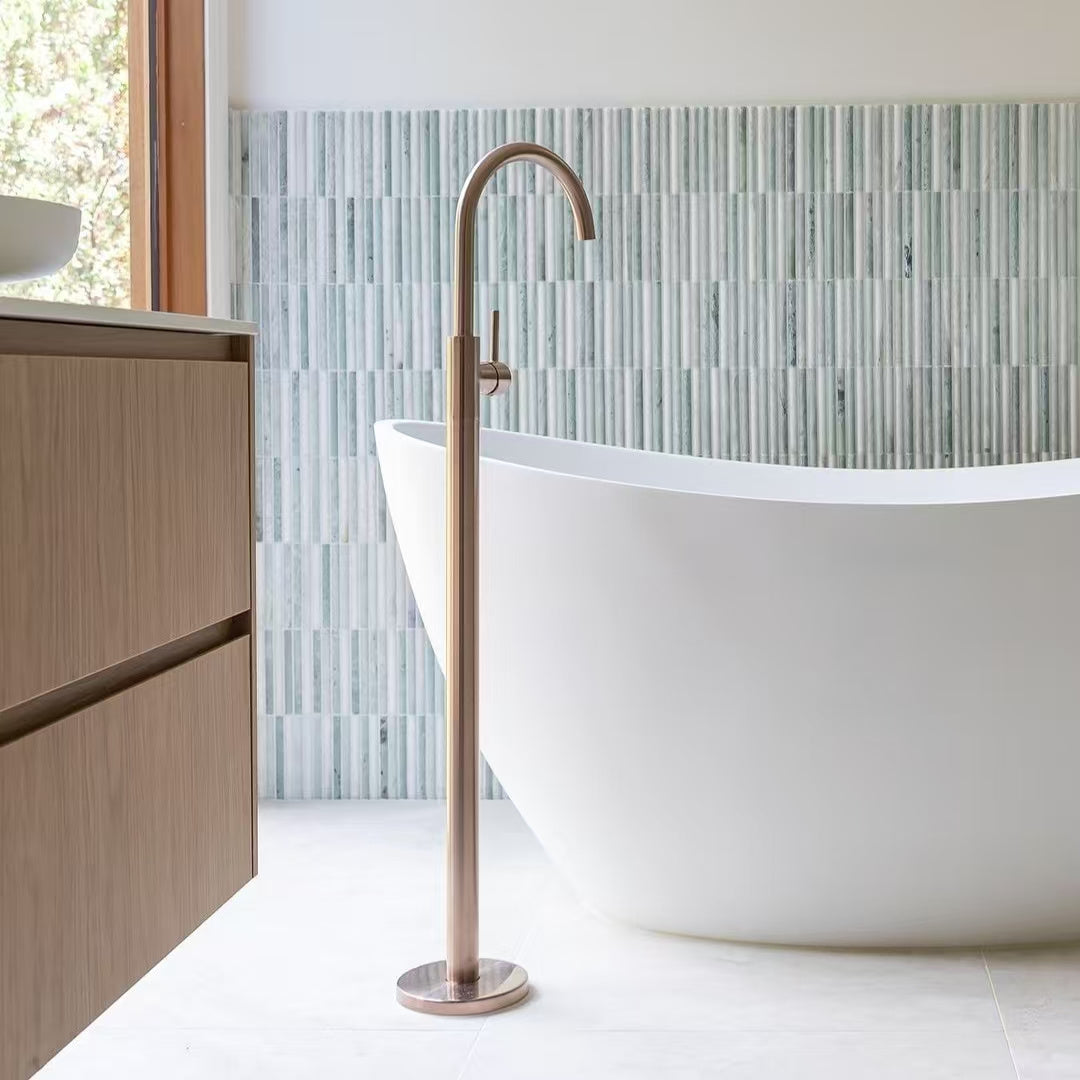 MECCA FREESTANDING BATH MIXER BRUSHED BRONZE