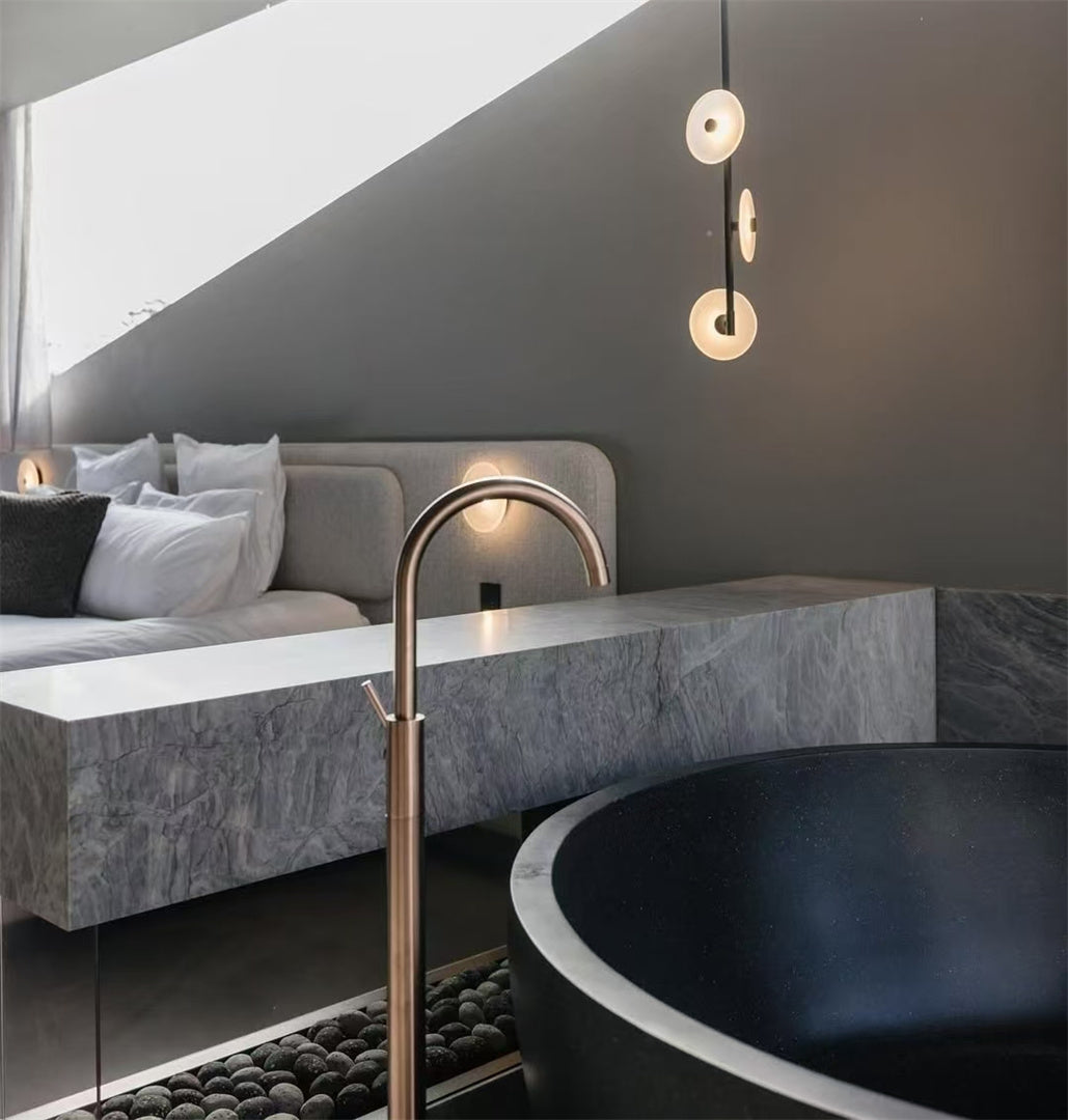 MECCA FREESTANDING BATH MIXER BRUSHED BRONZE