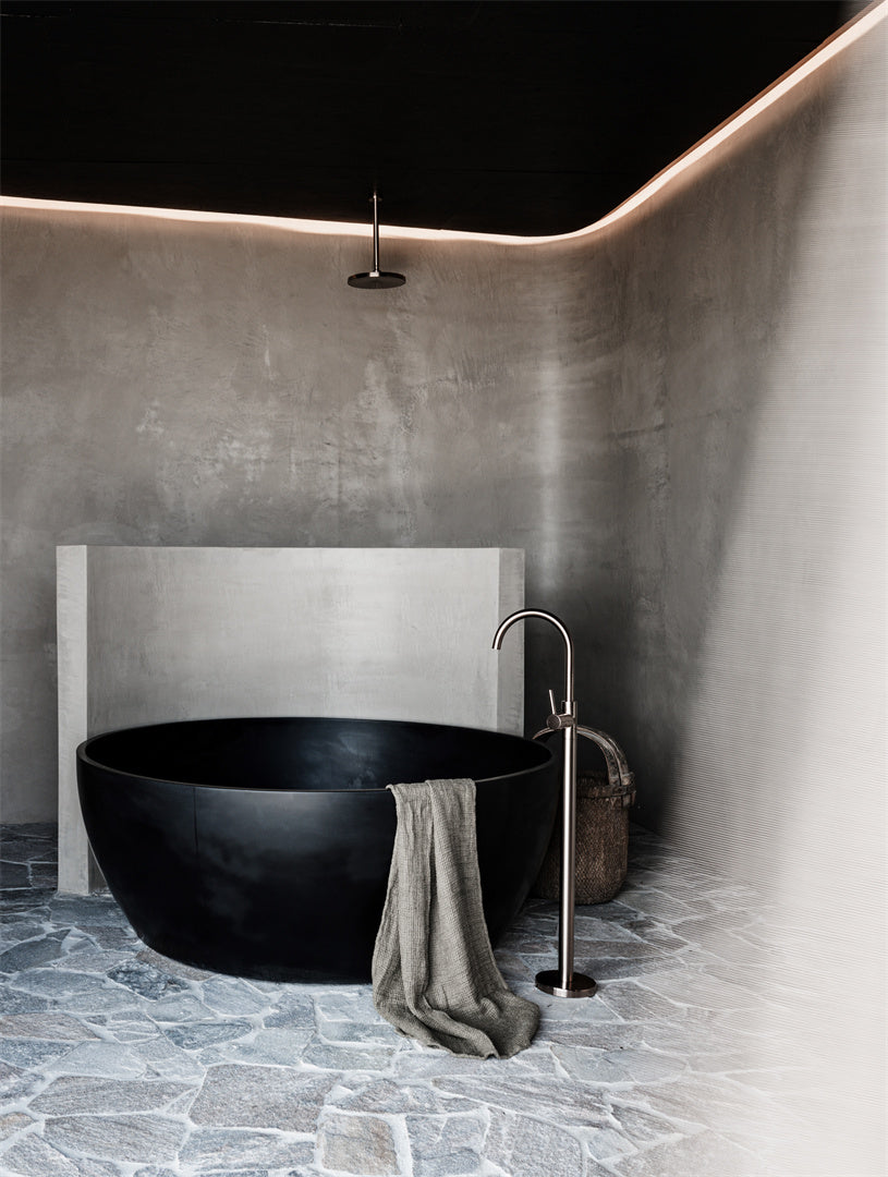 MECCA FREESTANDING BATH MIXER BRUSHED BRONZE