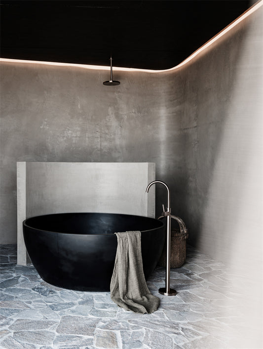 MECCA FREESTANDING BATH MIXER BRUSHED BRONZE