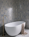 MECCA FREESTANDING BATH MIXER BRUSHED GOLD