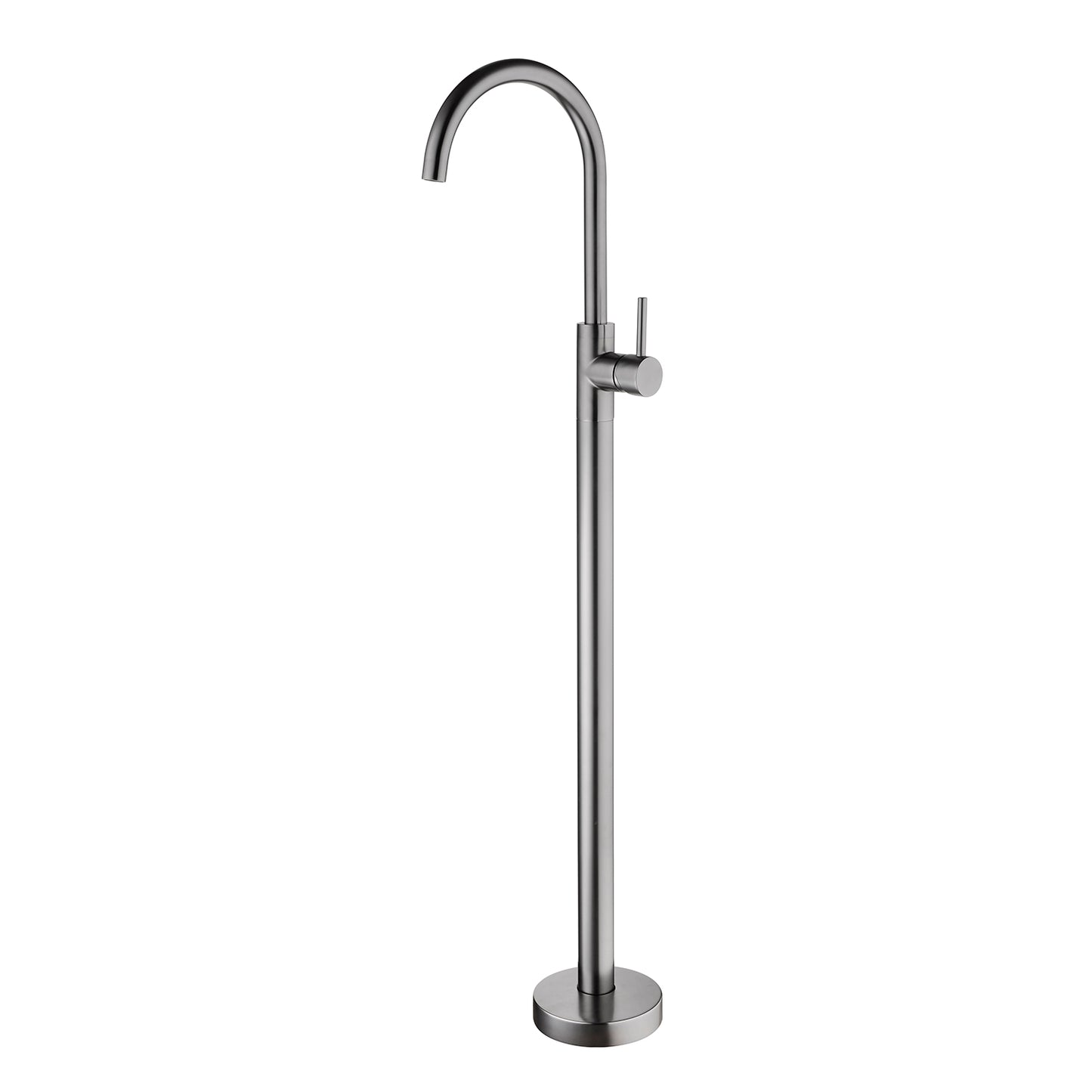 MECCA FREESTANDING BATH MIXER GUN METAL GREY