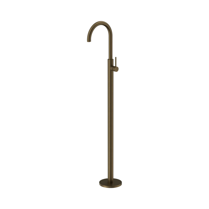 Mecca Freestanding Bath Mixer Tumbled Antique Brass
