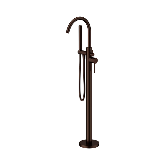 Mecca Round Freestanding Mixer With Hand Shower II Rome Bronze