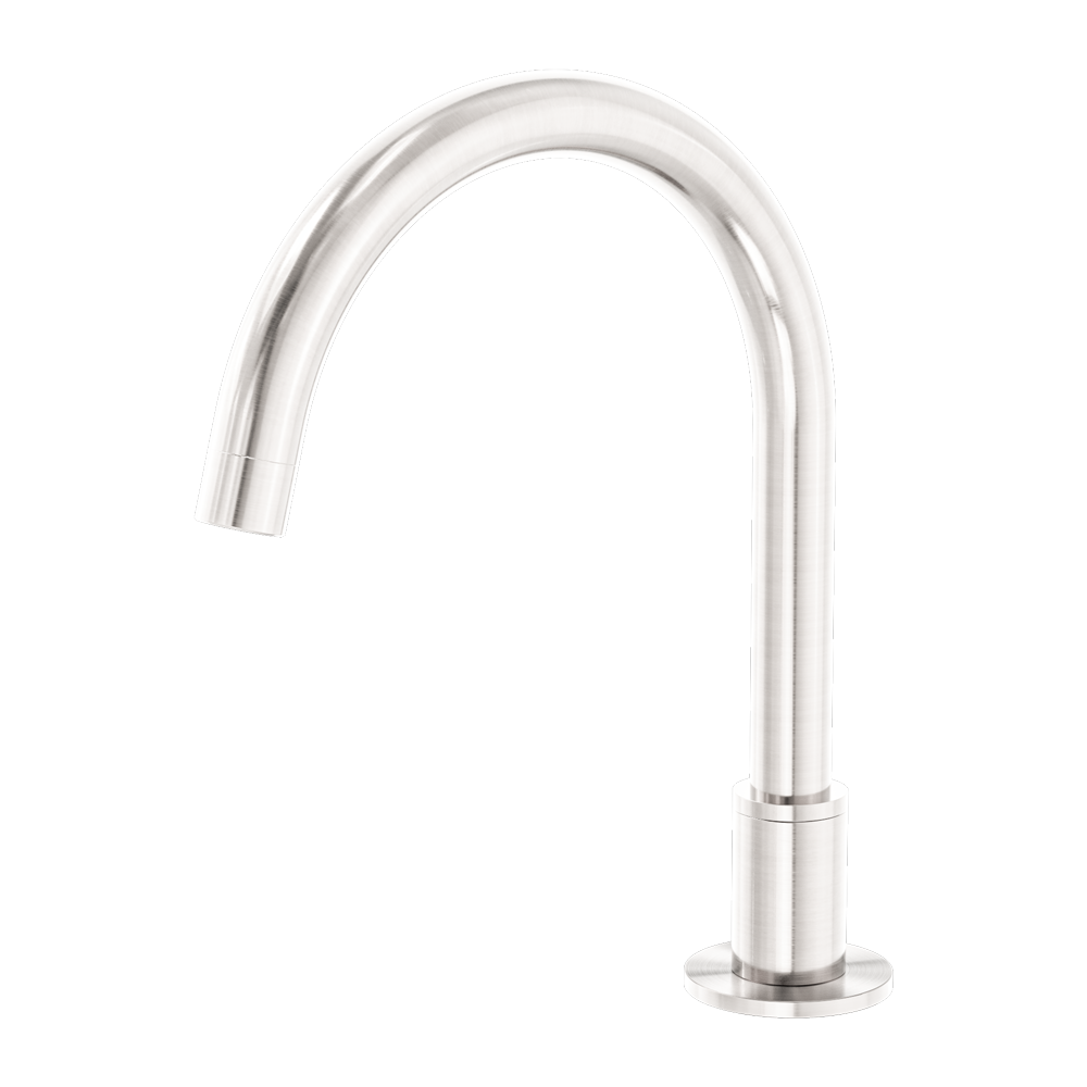 KARA HOB MOUNT BATH SPOUT ONLY G1/2 FEMALE INLET BRUSHED NICKEL