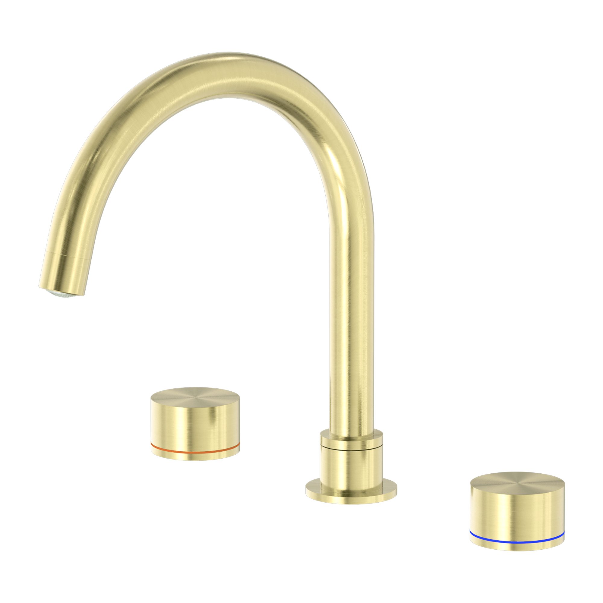 KARA BATH SET BRUSHED GOLD